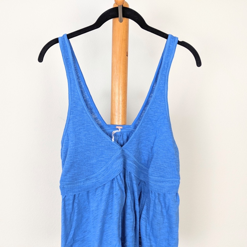 Free People Zinia V-Neck Babydoll Tank Top - Picture 3 of 8